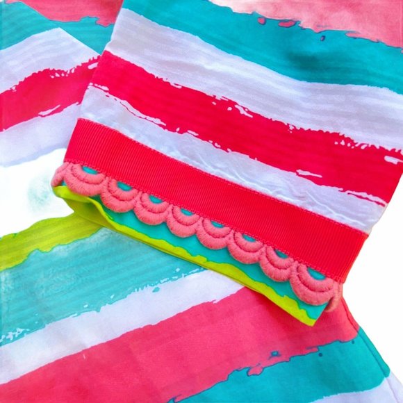 Vineyard Vines Tunic Top Silk Cotton Stripes S - Picture 5 of 12